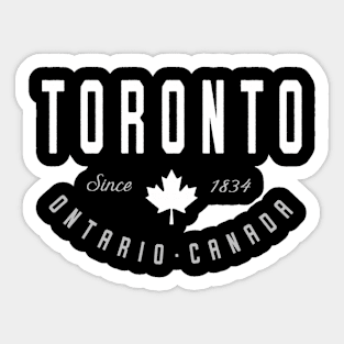 Toronto Ontario Canada Sticker